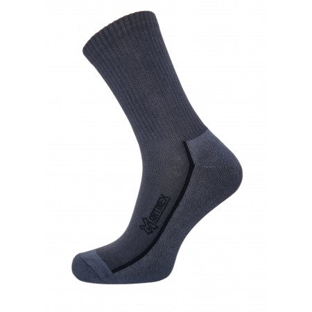 Skarpety męskie półfrota grafitowo-czarne