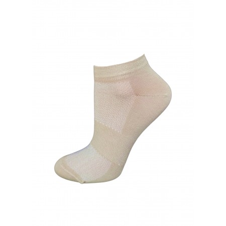 Stopki damskie wzorzyste beżowe oddychające