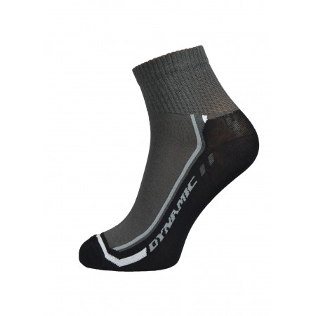 Skarpety męskie sportowe 3/4 grafitowo-czarne dynamic
