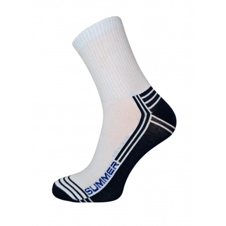 Skarpety męskie sportowe biało-granatowe summer